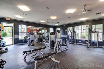 Spacious fitness center